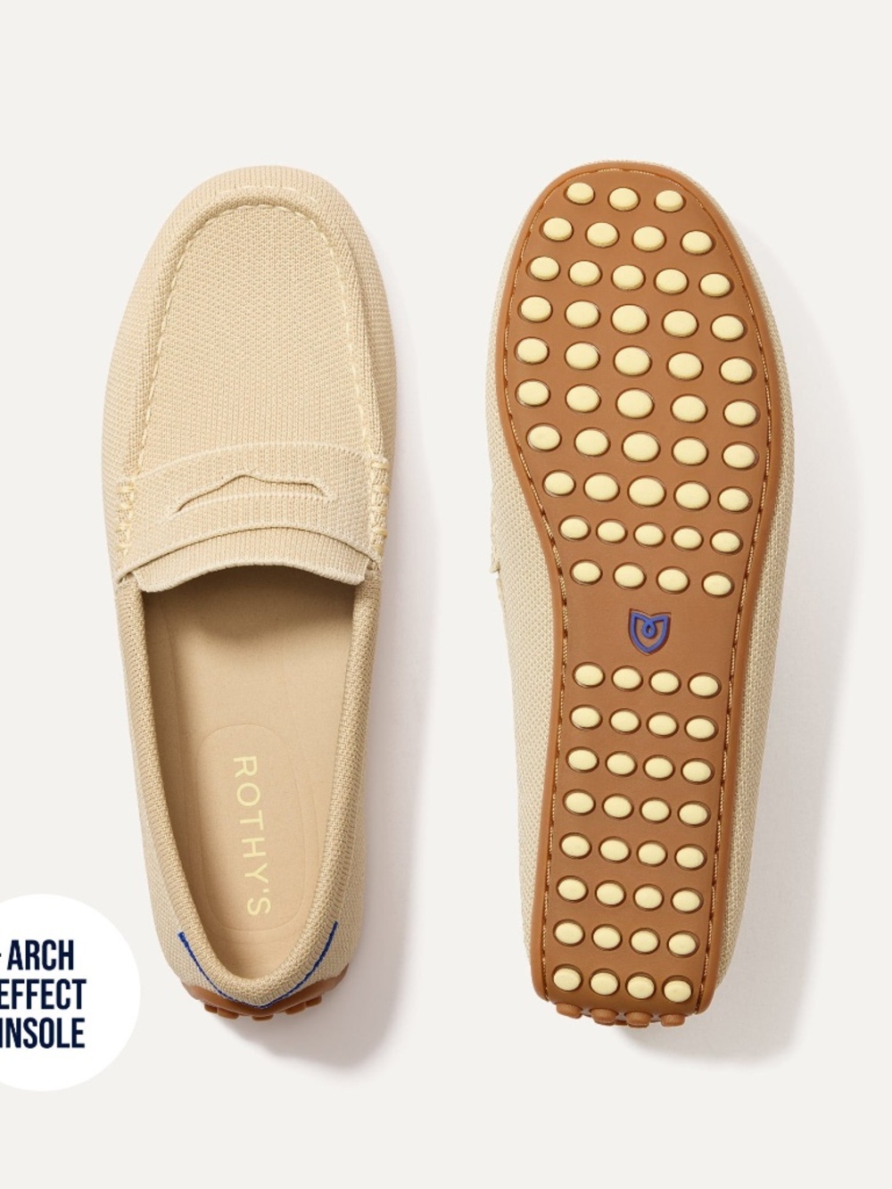 Rothy's The Daily Driver - Sesame Size 7 - Picture 2 of 5